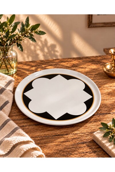 Onedekor Dark Night Medium Presentation Plate - 29 cm