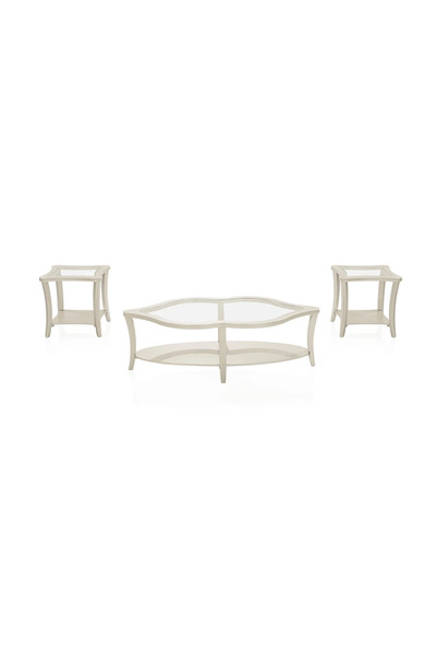 Midas Furniture TIAGO COFFEE TABLE SET SILVER