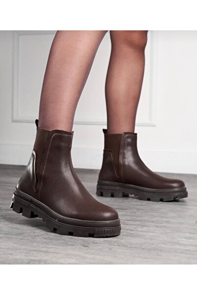 BARIŞ AKBULUT Endless Elastic Daily Rubber Sole Vegan Leather Boots