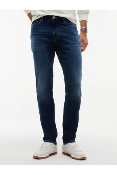 Tommy Dar Paça Kot Pantolon DM0DM23913-1BK