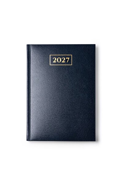 STAMINA Ατζέντα 2027 B5, κάλυμμα από οικολογικό δέρμα σε ναυτικό μπλε χρώμα, ...