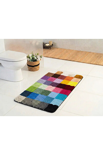 Gökyıldız Melo Multi 50x80cm Akrilik ,Yıkanabilir , Kaydırmaz Tabanlı Paspas ...