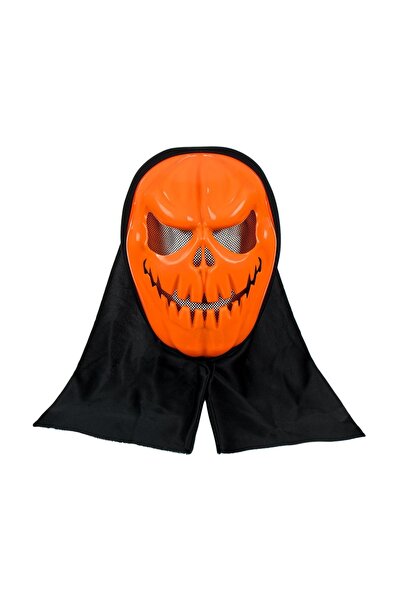 OEM Masca de Halloween Dovleac Portocaliu cu Dinti & Acoperire Neagra pentru ...