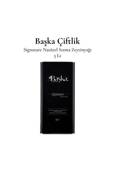 Signature Memecik Soğuk Sıkım Natürel Sızma Zeytinyağı 5 L