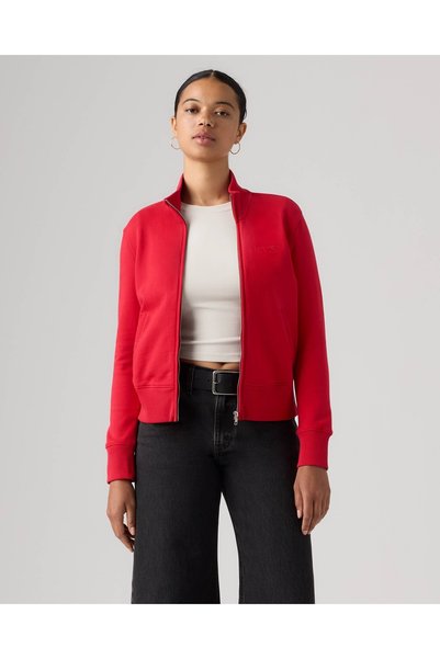 Levi's سترة رياضية بقصة ضيقة وسحاب كامل