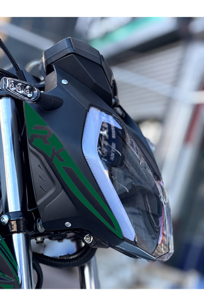 Banxtre RKS RK125 için RK yazılı Far Kaşı Dekor Sticker (Sağ ve Sol )