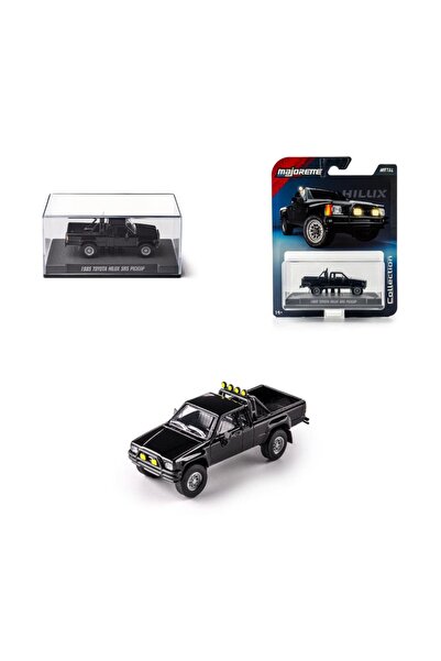 Majorette Collection Toyota Hilux SR5 Pickup 1985 Model Araç – Siyah Model Araç