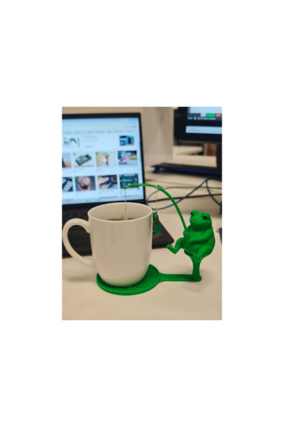 DU&ER Frog Tea Bag Holder – Fun Design Tea Bag Hanger and Holder