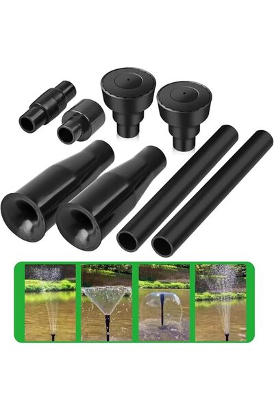 LYAROMIS Pond Pump Nozzle Set, Garden Fountain, Tabletop Fish Ponds,Durable P...