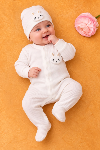 Rocha Baby Rabbit Detailed 2-Piece Baby Set