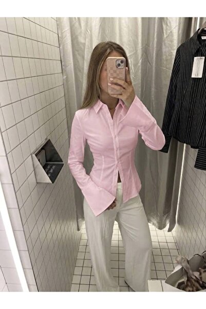 fiabafashion İSPANYOL KOL NOVA UZUN KOL GÖMLEK