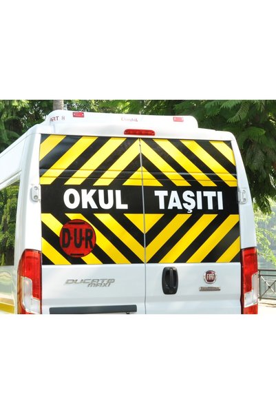 hediyenebak Service Vehicle School Transport Lettering Adhesive Foil Sticker 100X170 cm