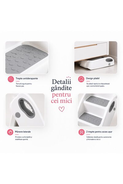 Smart Vibe STEPSY Stability+ Παιδικό Σκαμπό με Δύο Αντιολισθητικά Σκαλοπάτια,...