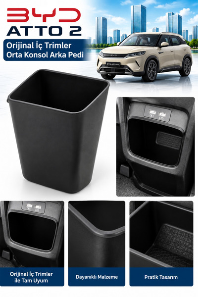 MeyZone Byd Atto 2 kompatibilan organizator za zadnju konzolu, set obloga pol...