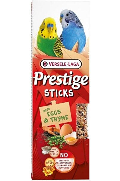 Versele Laga Versel Laga Prestige Egg & Thyme Treat Sticks for Small Parrots ...