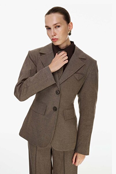 VATKALI Geniş kol detaylı slim fit ceket