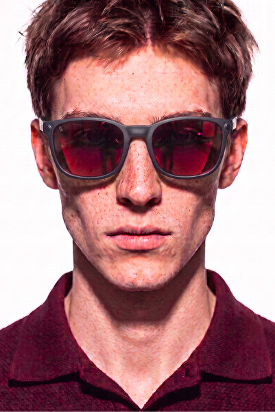 Bilge Karga Relsa Grey Pink Mirror Men's Sunglasses