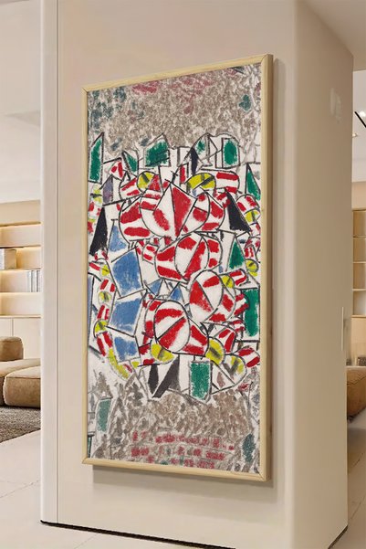 Artavessa Dekoratif Ahşap Çerçeveli 120x50 cm MDF Tablo - ARTSNTMDL19