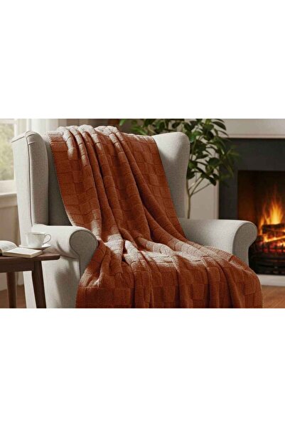 Merinos Fiona Stonecube Soft Blanket 150X220 Tile