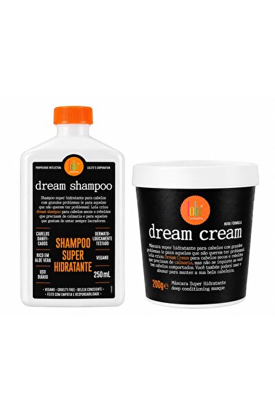 Lola Cosmetics Set Dream Cream pentru păr uscat și rebel – Șampon 250 ml + Ma...