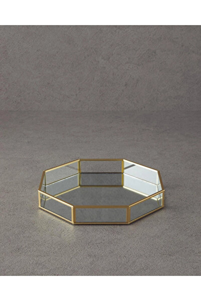 22 CM ALTIGEN GOLD METAL ÇERÇEVELİ CAM KAPAKLI ÇİKOLATA KUTUSU ŞEKERLİK
