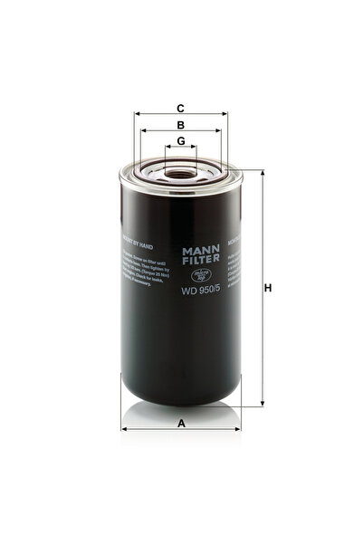 Other Filtru ulei transmisie hidraulică MANN FI 4355850