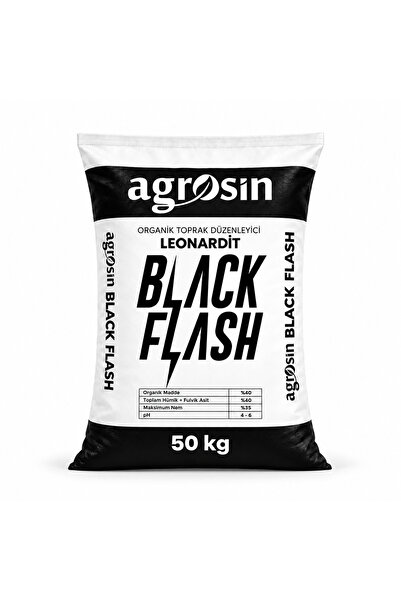 Black Flash Leonardit Organik Toprak Düzenleyici Granül 50 kg