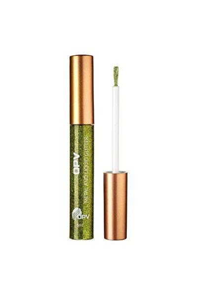 OPV Beauty Υγρό Αϊλάινερ με Γκλίτερ, Μεταλλικό & Γκλίτερ, Απόχρωση Flash Ligh...