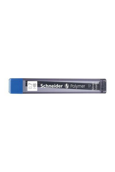 SCHNEIDER Mine de creion mecanic 0.7 mm HI-Polymer, 12 bucăți/cutie