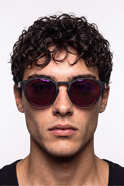 Bilge Karga Veron Gray Pink Mirror Men's Sunglasses
