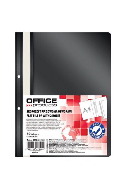 OFFICE products Dosar din plastic PP cu ghidaje, cu perforații, grosime 100/1...