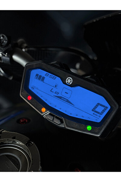 Banxtre Yamaha MT-07 için Hazır Kesim Far Renklendirme Film Sticker Etiket