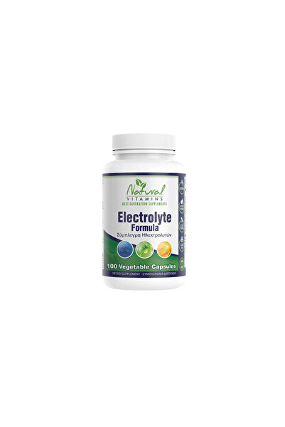 NATURAL VITAMINS Φόρμουλα Ηλεκτρολυτών, 100 βούτυρα κάψουλες