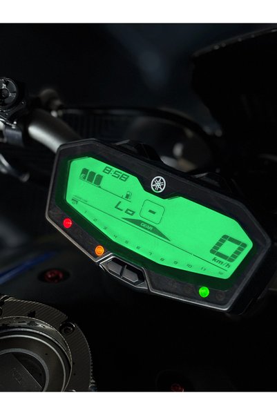 Banxtre Yamaha MT-07 için Hazır Kesim Far Renklendirme Film Sticker Etiket