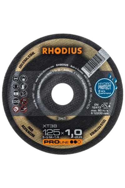 RHODIUS Disc de tăiere XT38 125mm