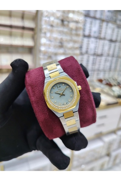 marblino women's watch, featuring a sparkling zircon-set octagonal bezel