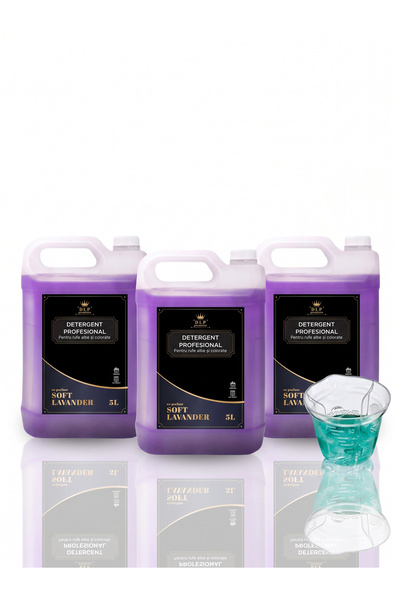 Fabrica de Detergent Pachetul cu 3x Detergent Profesional Soft Lavender 5L + ...