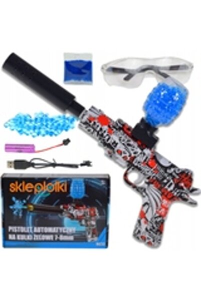 Skleplolki Pistol electric automat cu amortizor și bile de gel