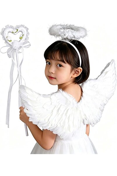 OYDAS Fairy Wings Costume Set for Adult Kids, Butterfly Wings Dress Up with F...
