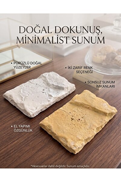 Genel Markalar Doğal Taş Sunum Tabağı