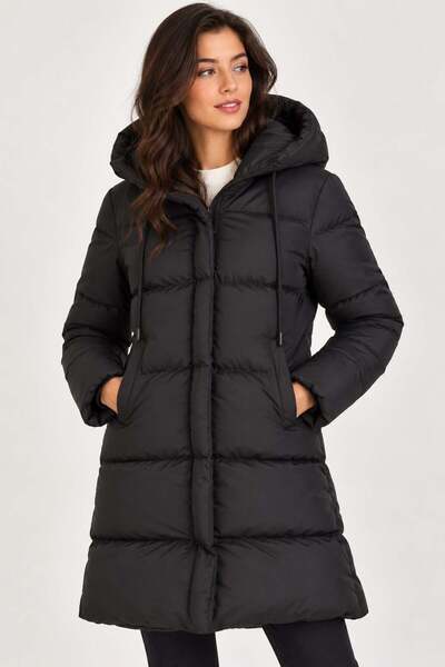 Dewberry Women's Coat Black Z8687