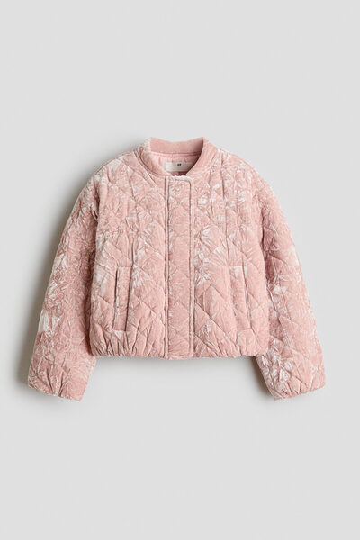 H&M Velur Beyzbol Ceketi