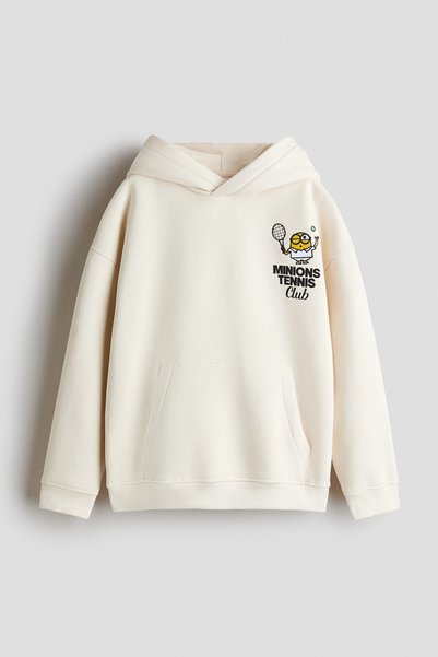 H&M Kapüşonlu ve Baskılı Üst