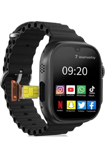 SMART BARRY 92 with SIM Card, 2.2 HD large screen Rotating camera card insertion watch