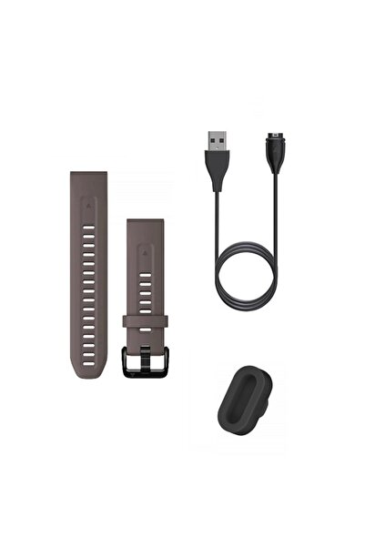 DAO Set of 3 accessories: 22mm strap, silicone plug, 1m charging cable, compa...
