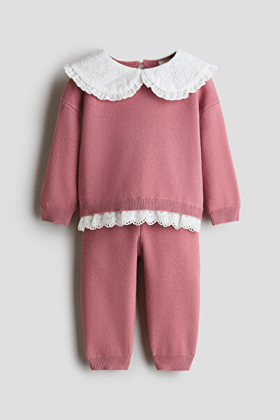 H&M 2 Parçalı İnce Triko Set