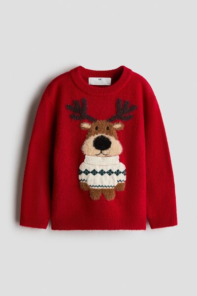H&M Motif Detaylı Kazak