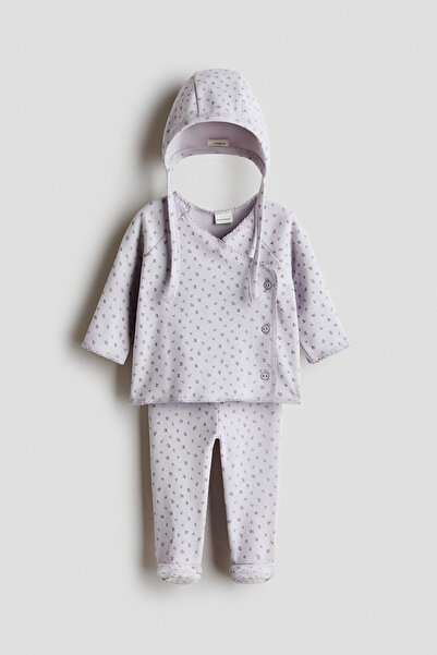 H&M 3 Parçalı Pamuklu Set