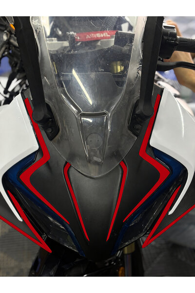 Banxtre CFMOTO 450SR için 8 Parça Far Kaşı ve Kanat Sticker Seti