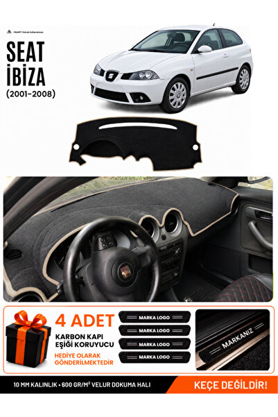 e-biz Seat Ibiza (2001-2008) Compatible Glove Box Protection, Glove Box Cover...